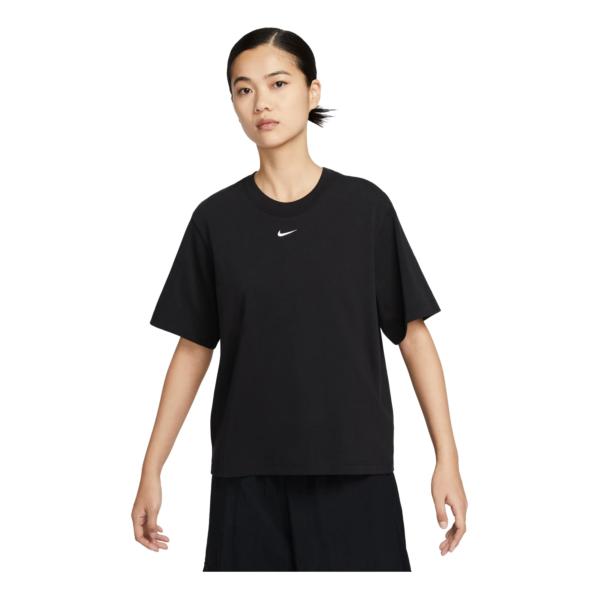 (WMNS) Nike Sportswear Essential Oversized T-Shirt 'Black' DD1238-010 - 1