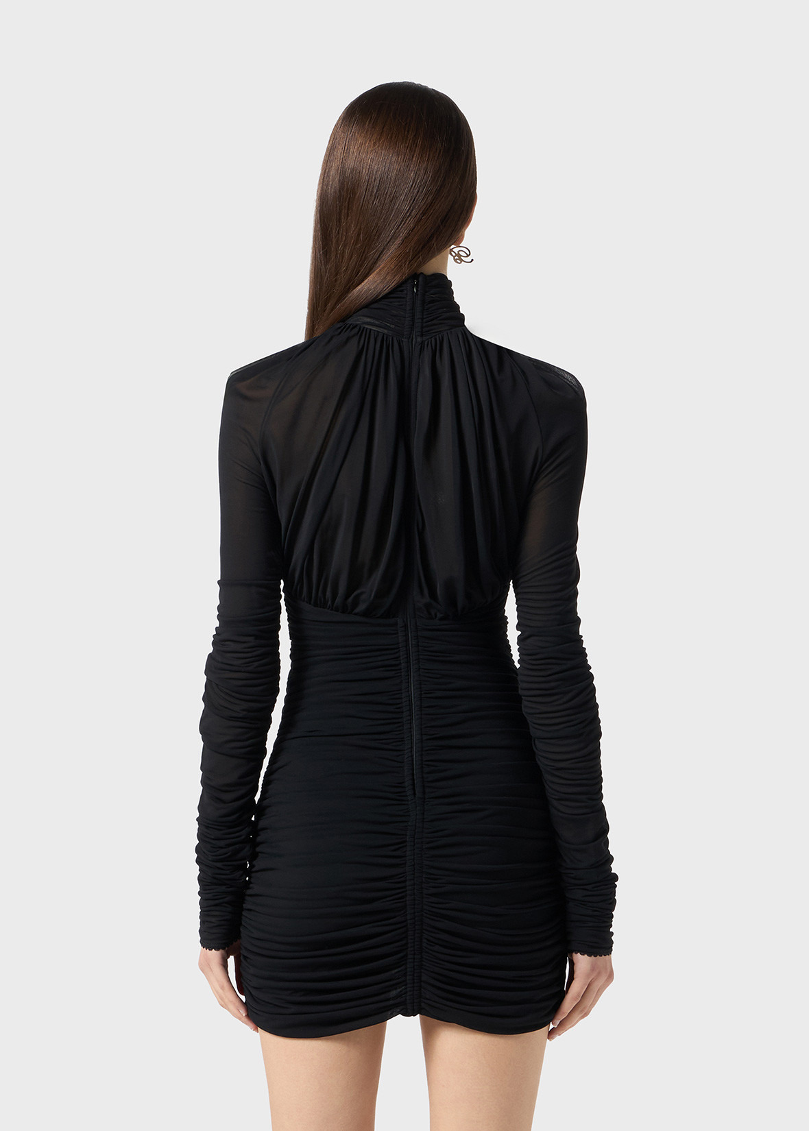 MINI JERSEY DRESS WITH CUT-OUT - 4