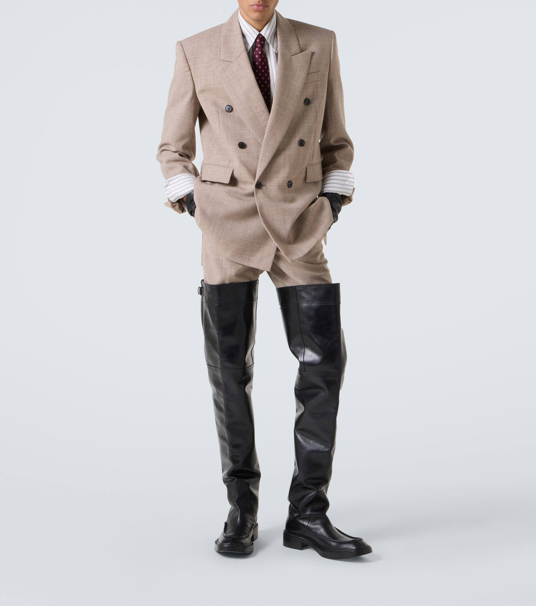 Wool suit jacket - 2