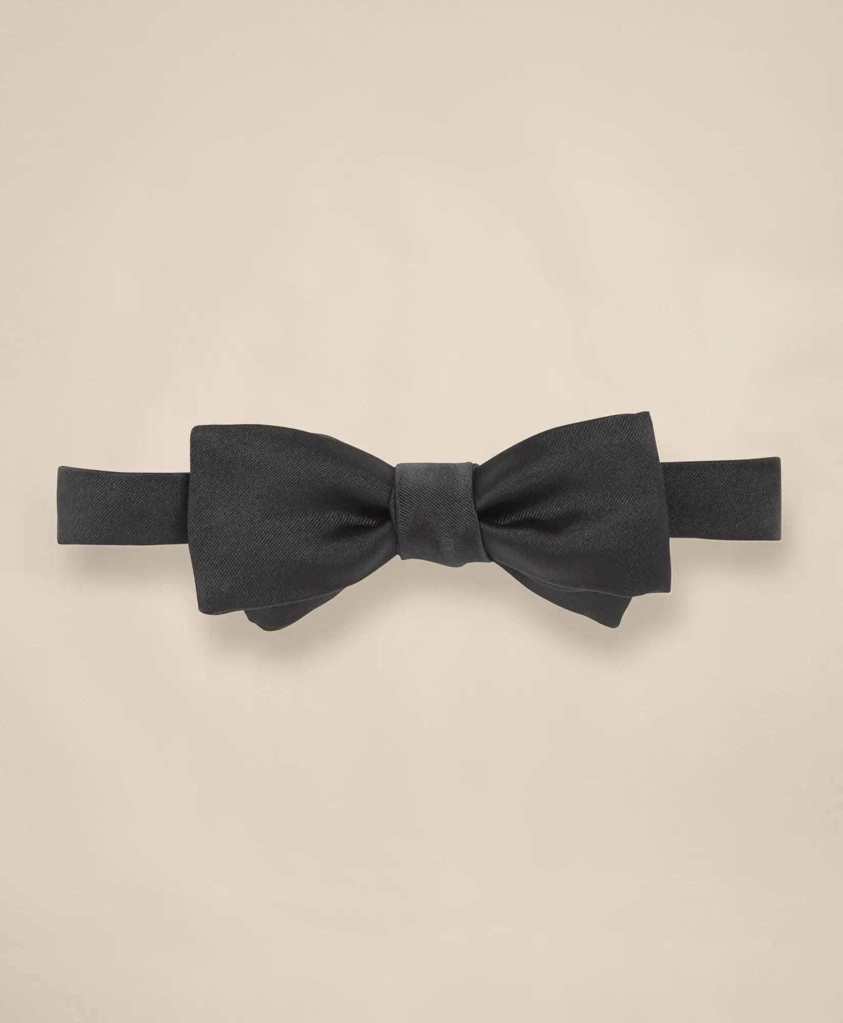 Formal Square End Satin Bow Tie - 1
