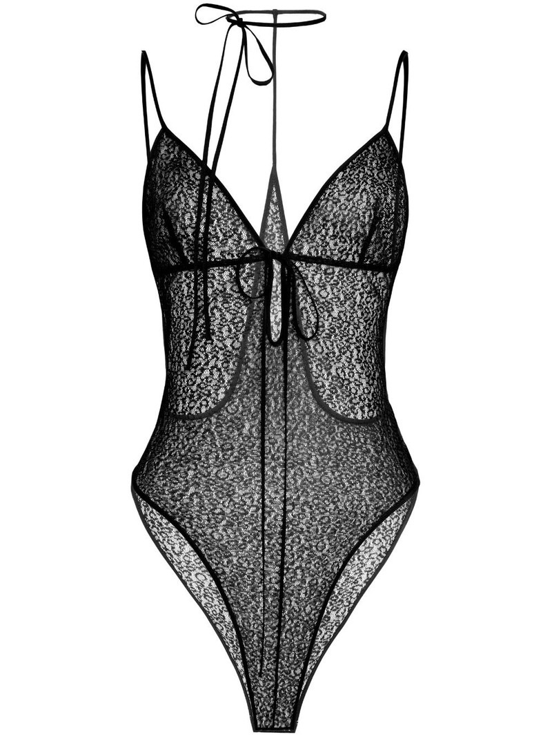 halterneck lace bodysuit 1