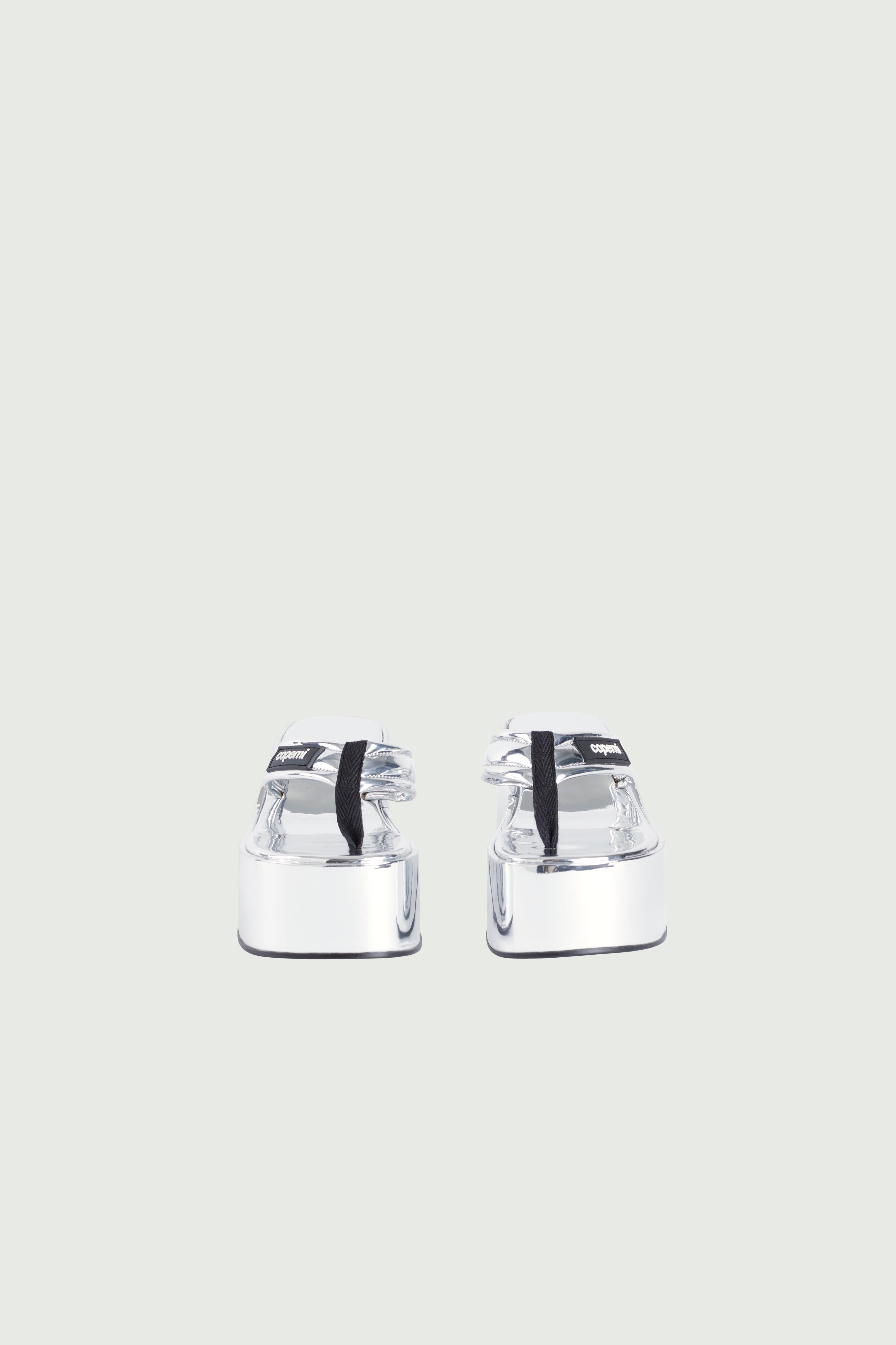 Branded Wedge Sandal - 4