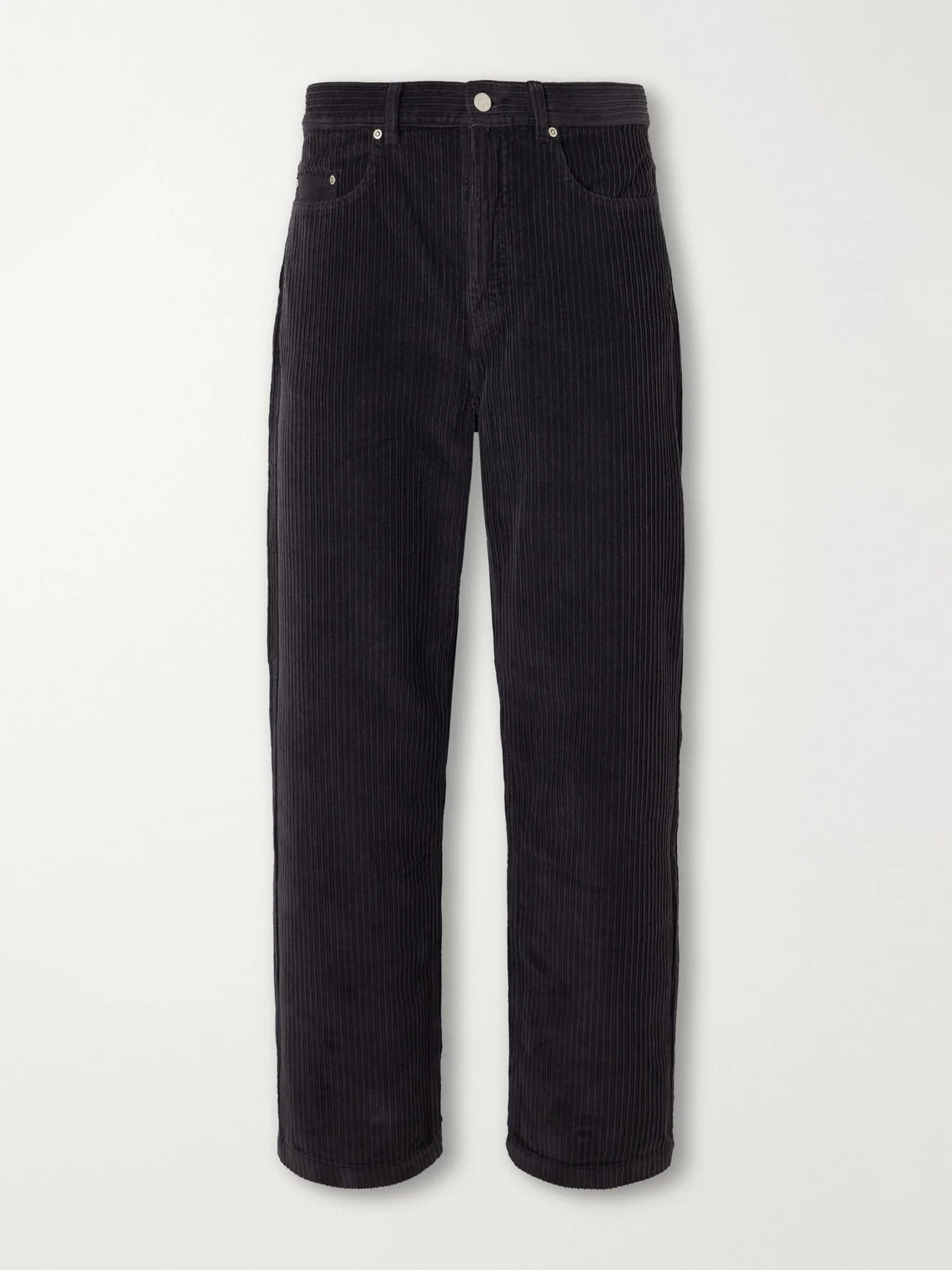 Straight-Leg Cotton-Corduroy Trousers - 1