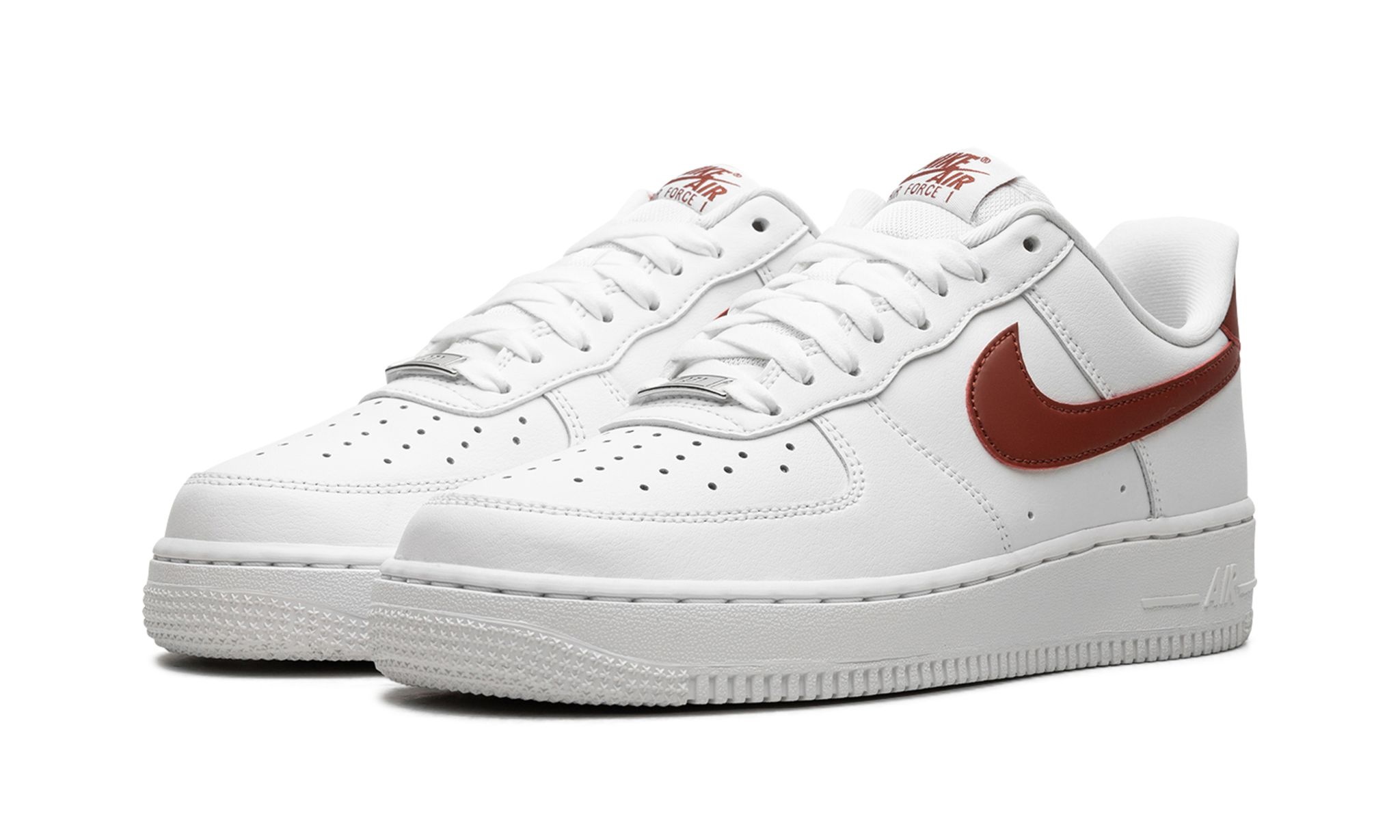 AIR FORCE 1 '07 WMNS "White / Rugged Orange" - 2