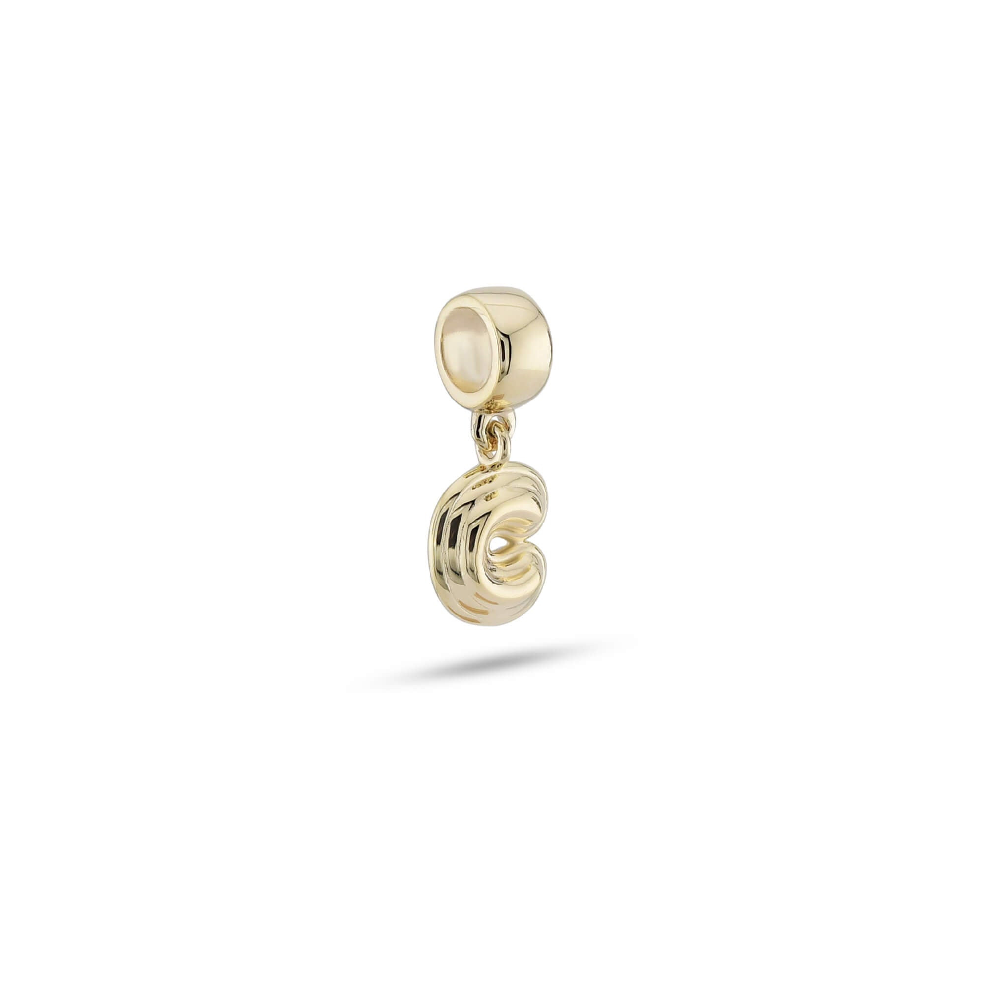 Puffed Initial Charm - 3