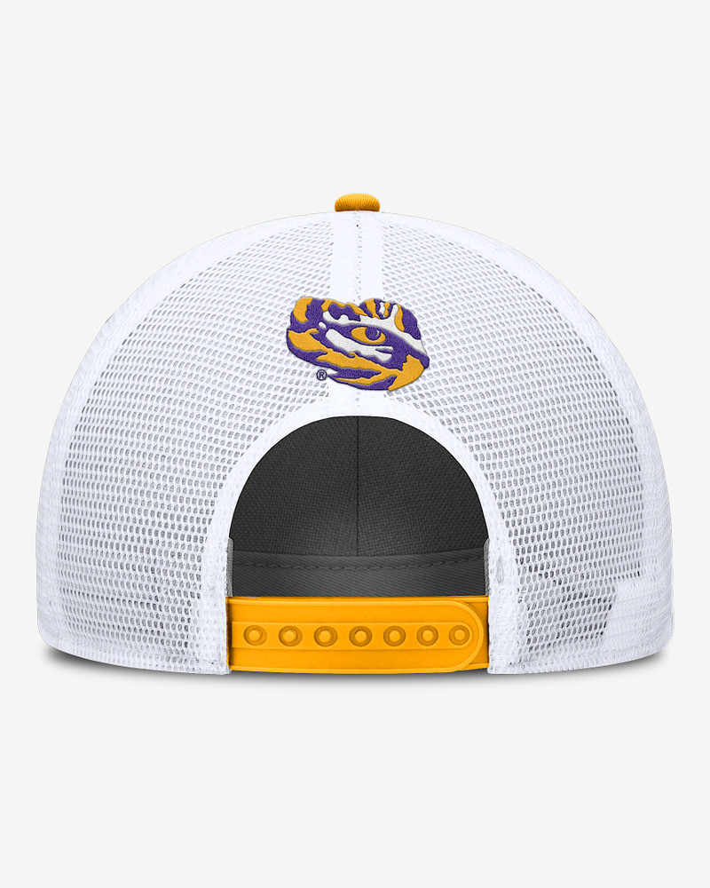 Nike LSU On-Field Rise Men's Nike Nike College Trucker Adjustable Hat outlook