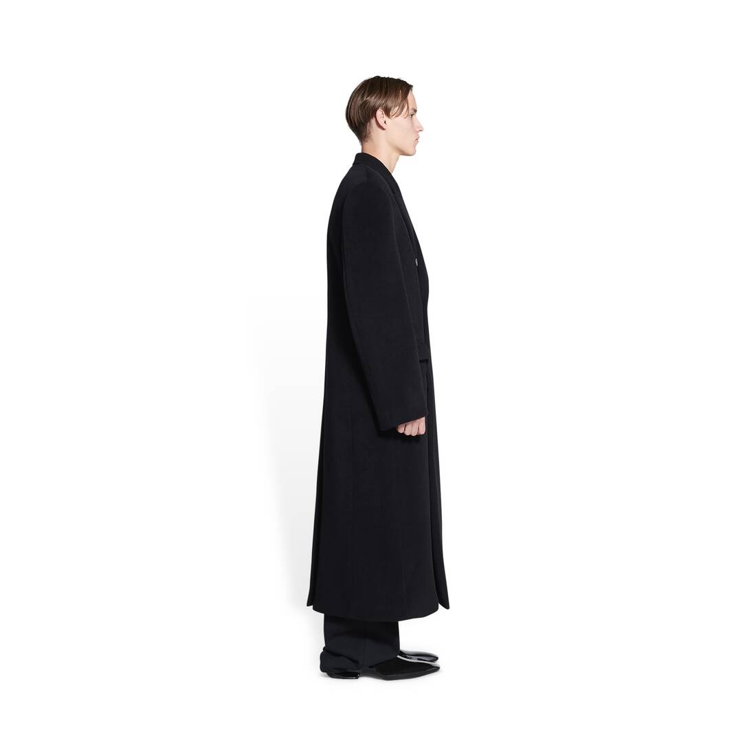 Men's Classic Coat in Black - 3