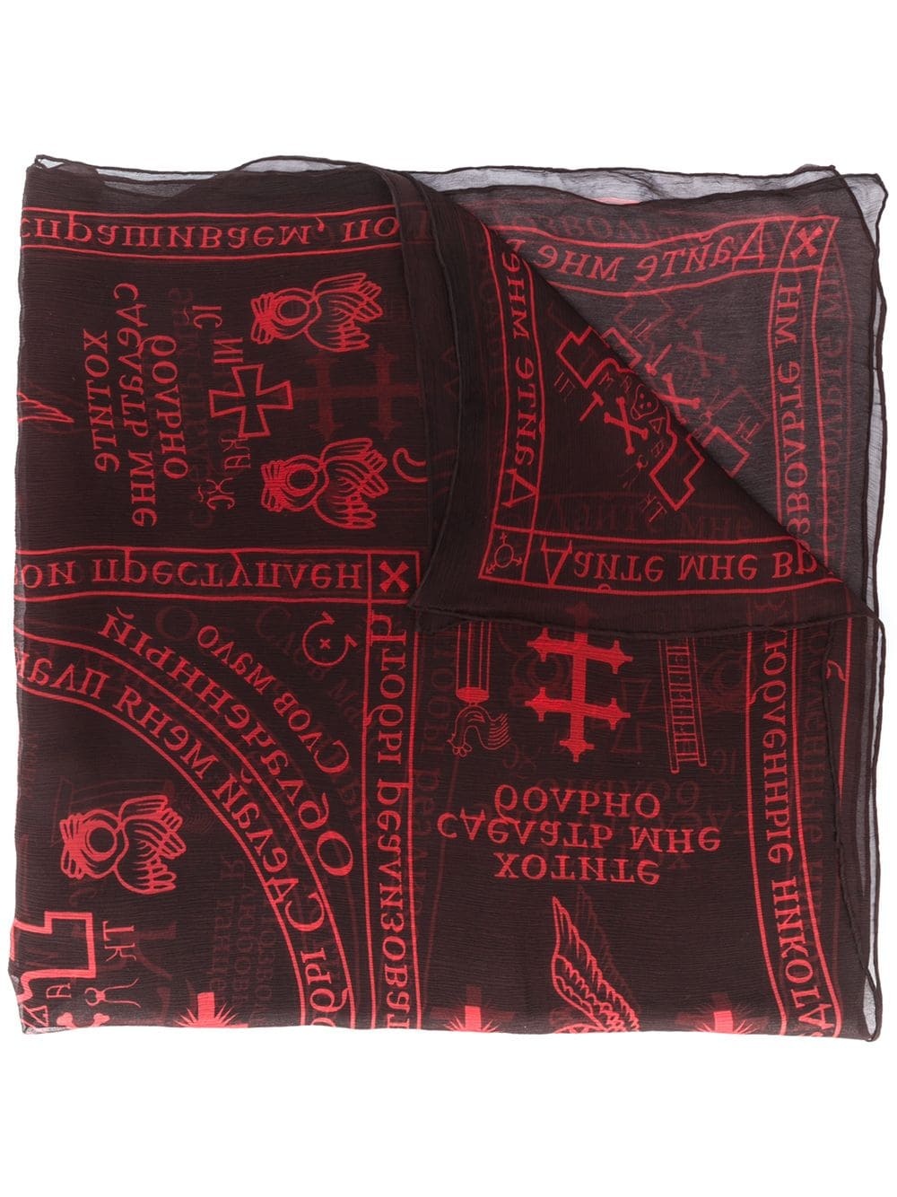 Archive Church print scarf - 1