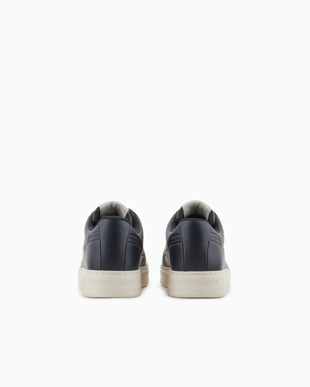 LEATHER SNEAKERS WITH SIDE LOGO - 4