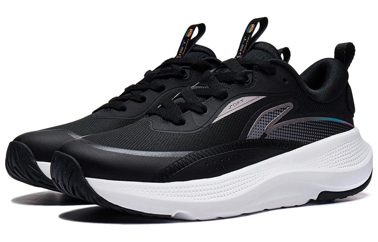 (WMNS) Li-Ning Soft Element 'Black White' AGLT180-1 - 4