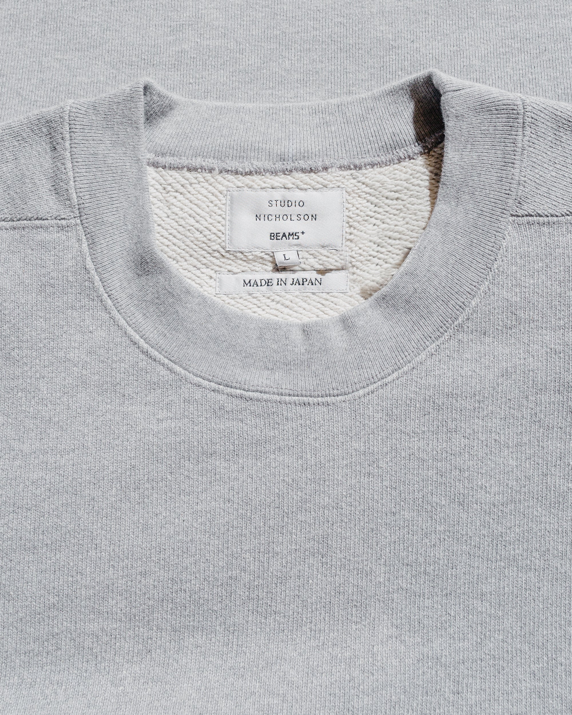 Studio Nicholson Holly Jersey Crewneck Sweat Grey Marl - 5