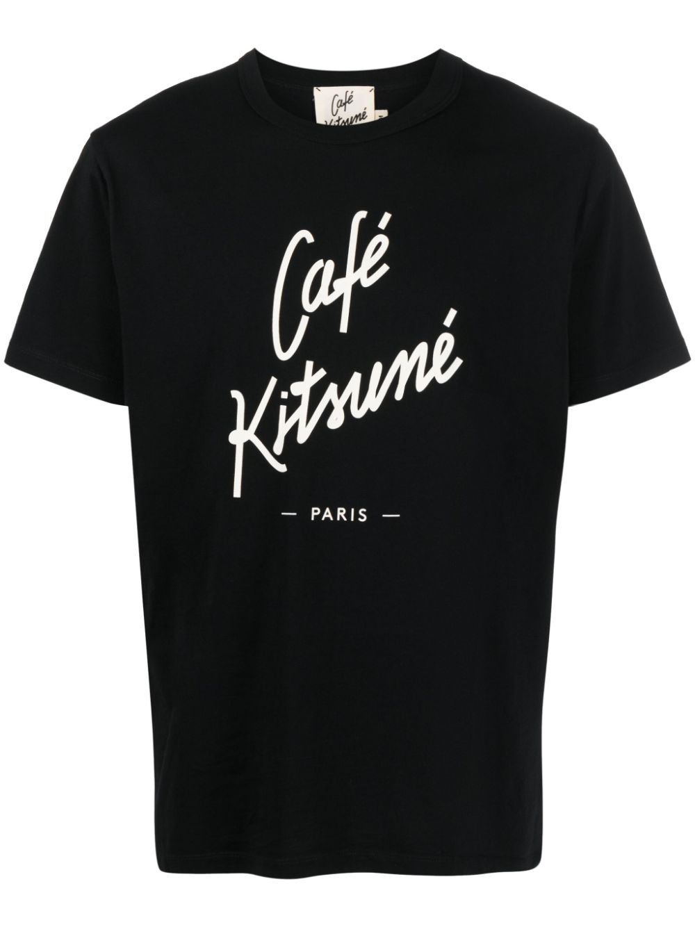 logo-print cotton T-shirt - 1