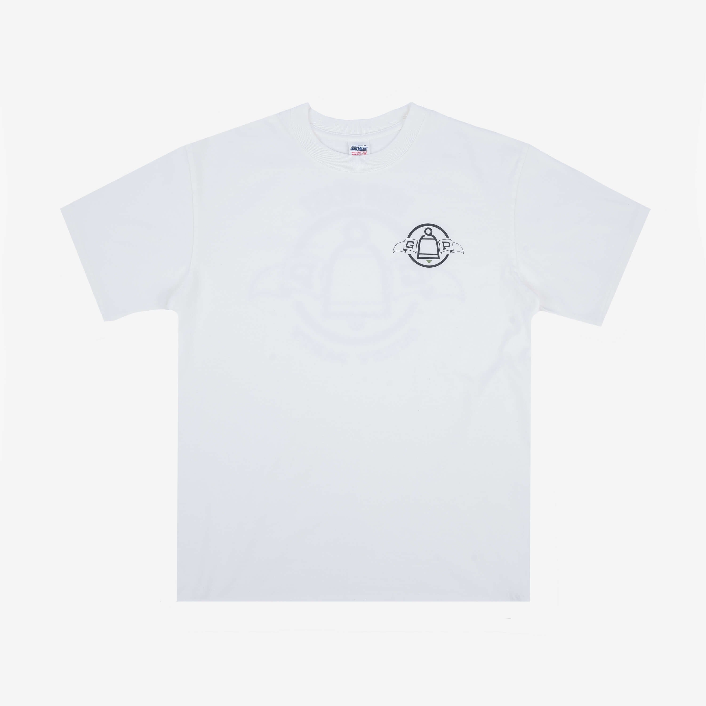 IHPT-GP-WHT 7.5oz Guilty Party Printed Loopwheel Crew Neck T-Shirt - White - 1