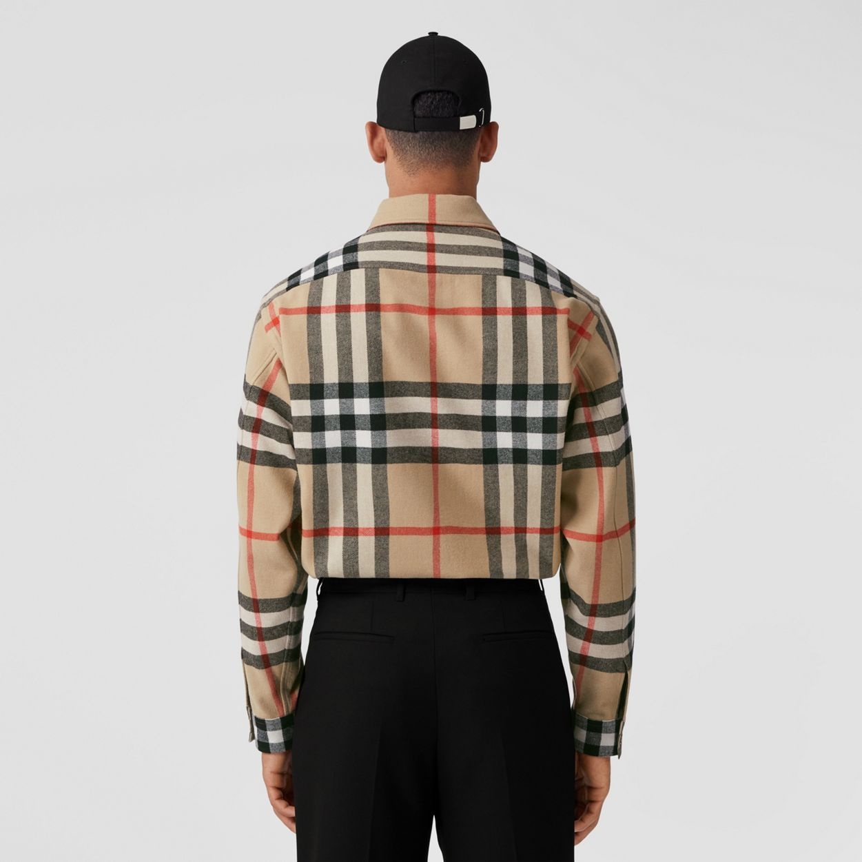 House Check Wool Cotton Shirt - 3
