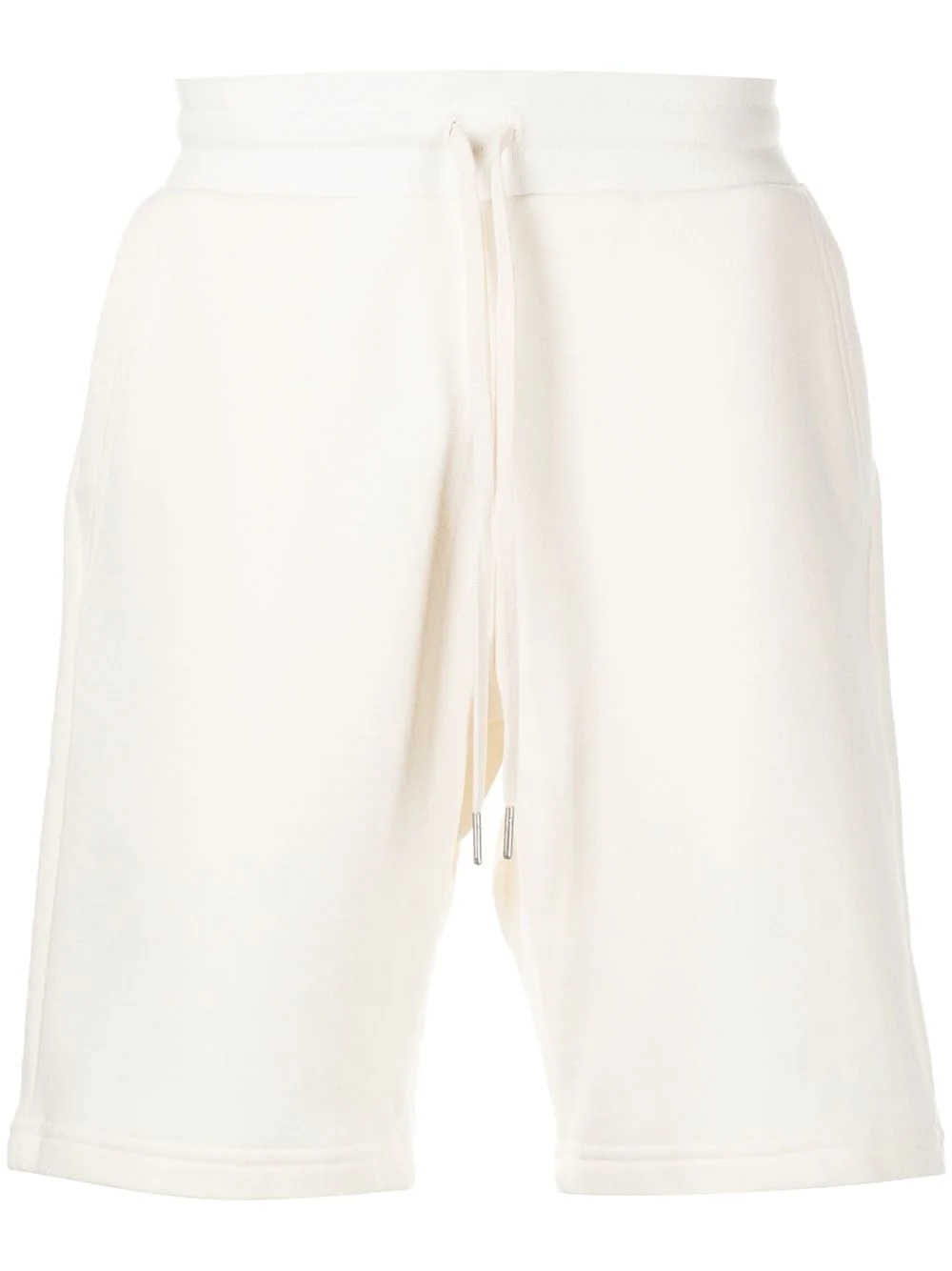 drawstring straight-leg shorts - 1