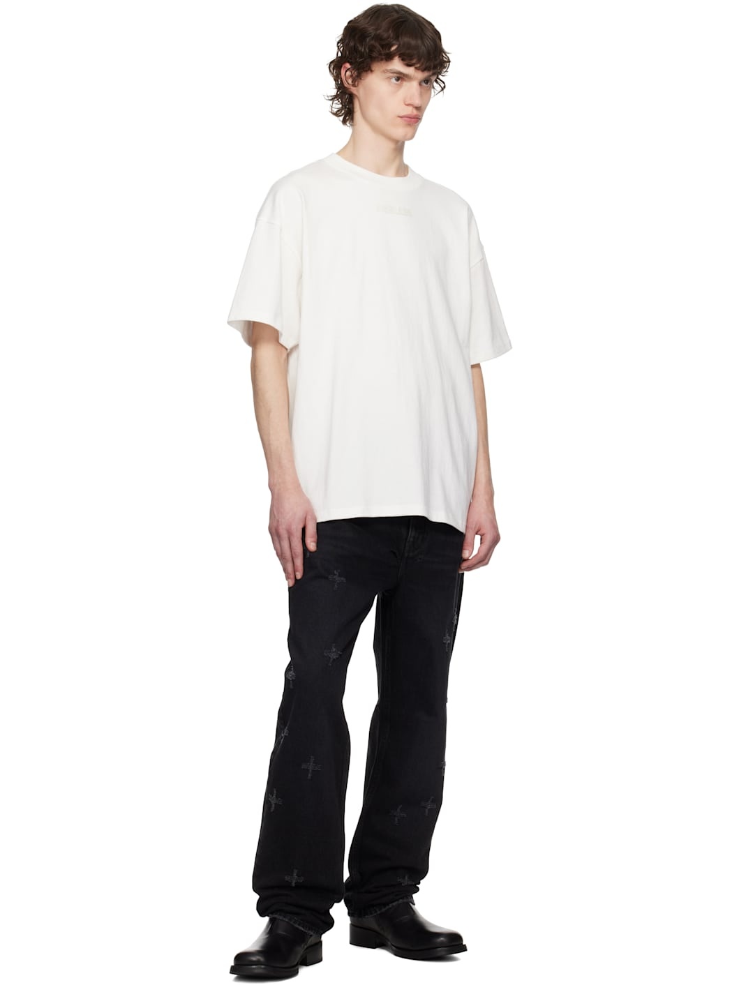 Black Anti K Nirvana Plus Trashed Jeans - 4