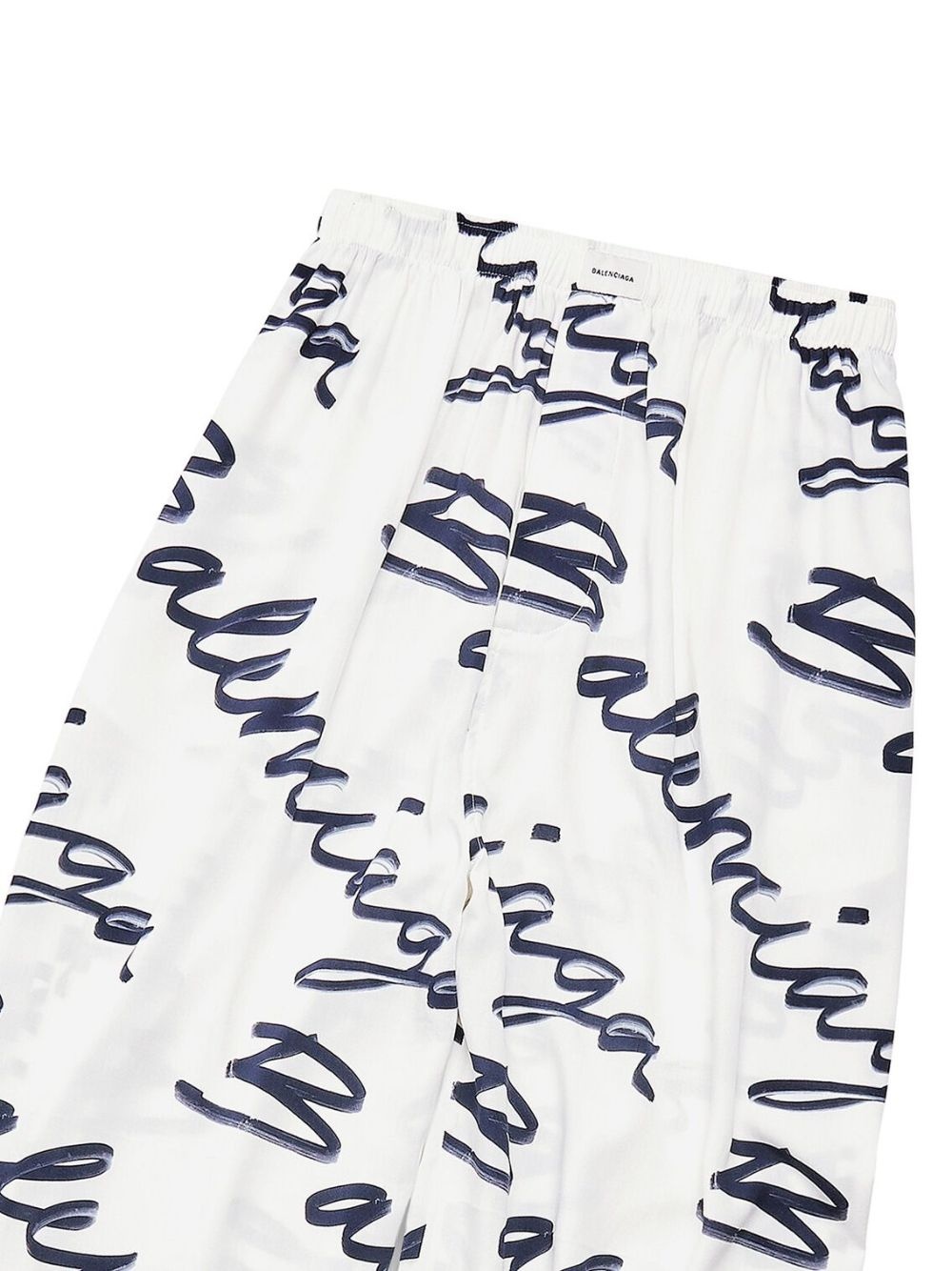 scribble-logo pyjama trousers - 3