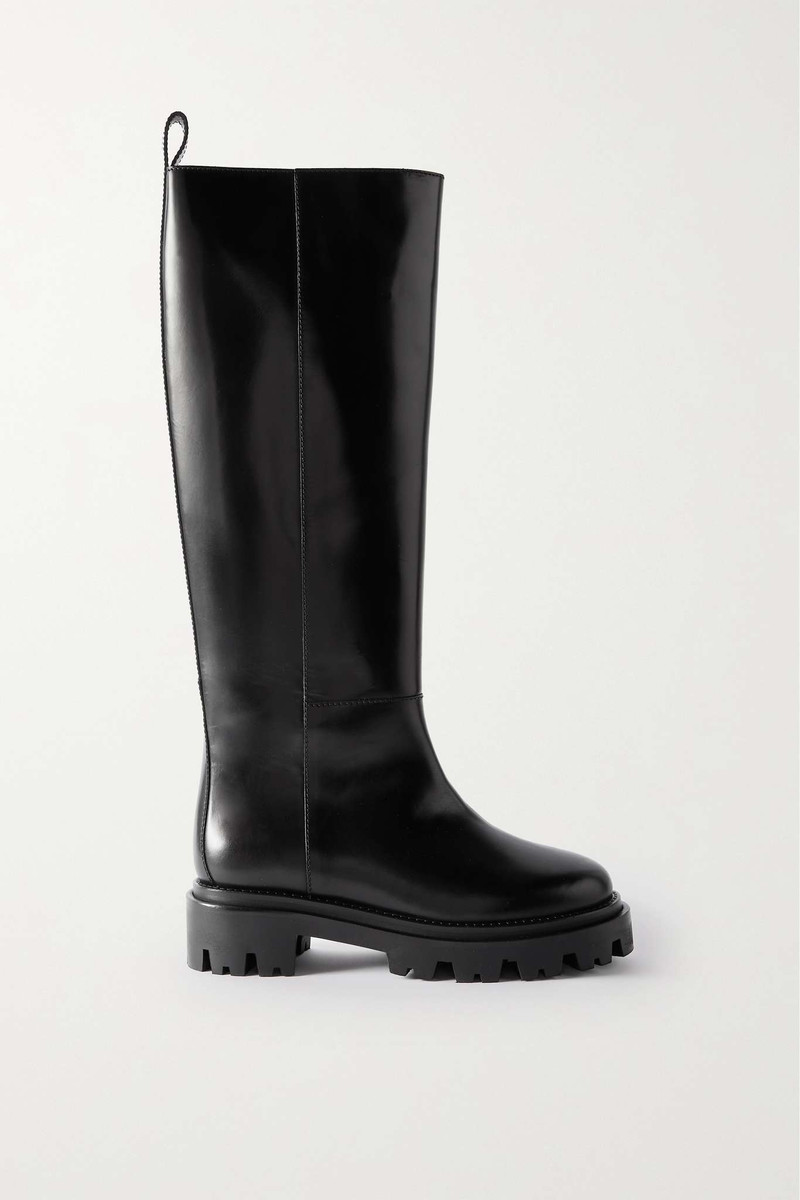Cener leather knee boots 1