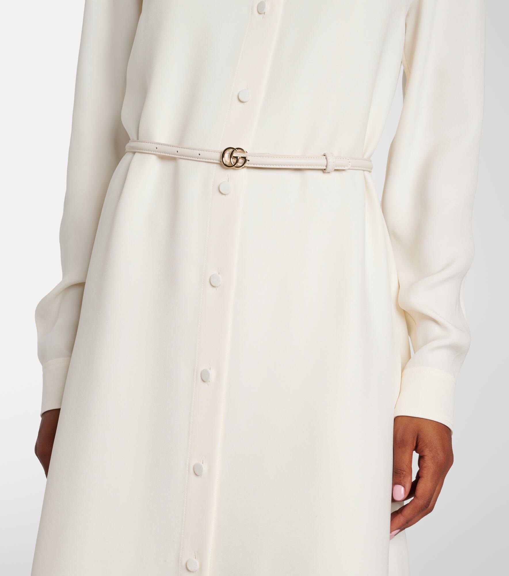 Belted shirt dress - 5