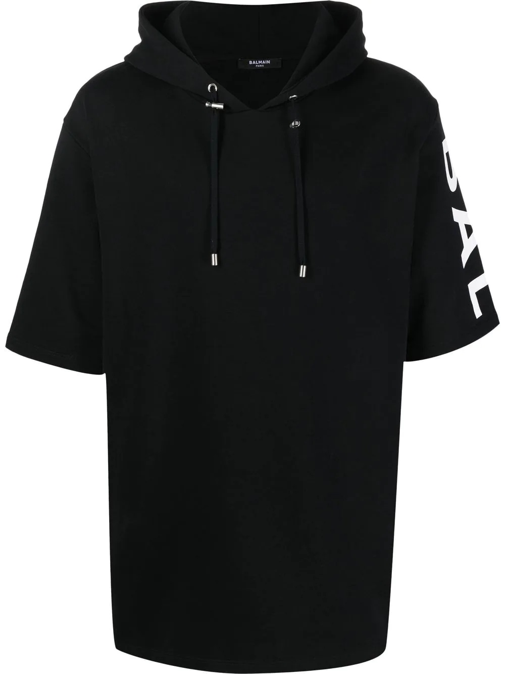 oversize short-sleeve hoodie - 1