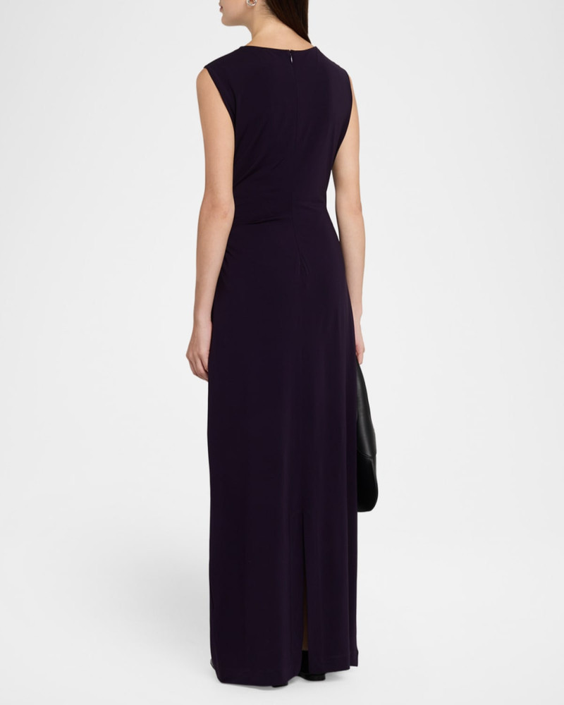 Sleeveless Jersey Column Gown 3