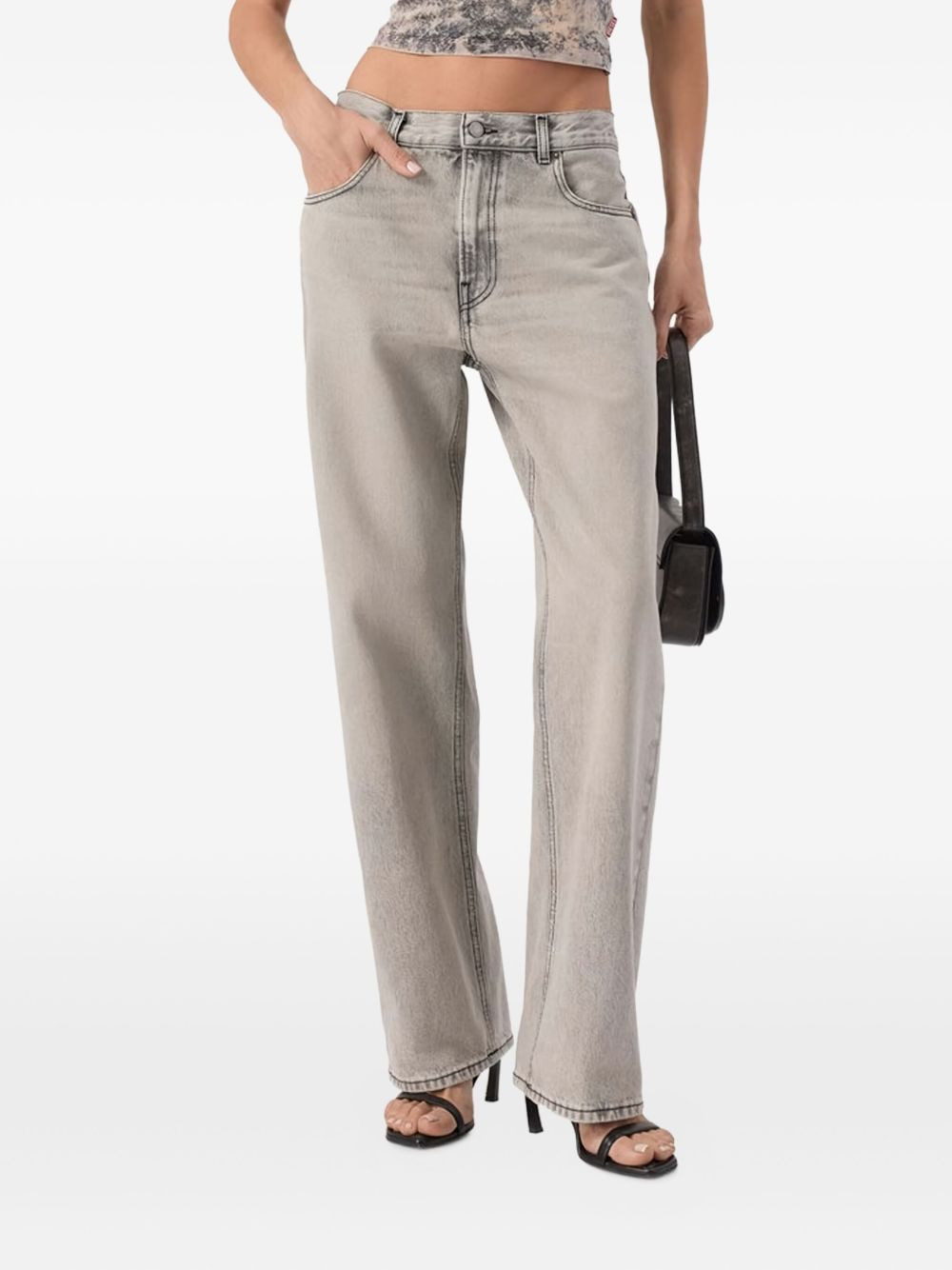logo-patch jeans - 2