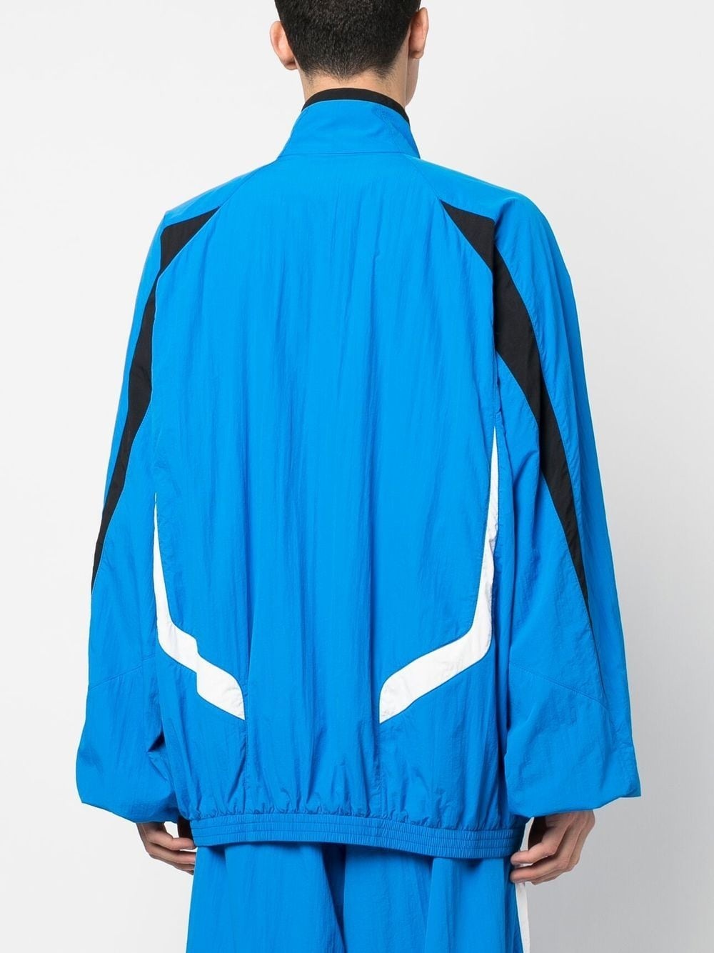 logo-embroidered track jacket - 4