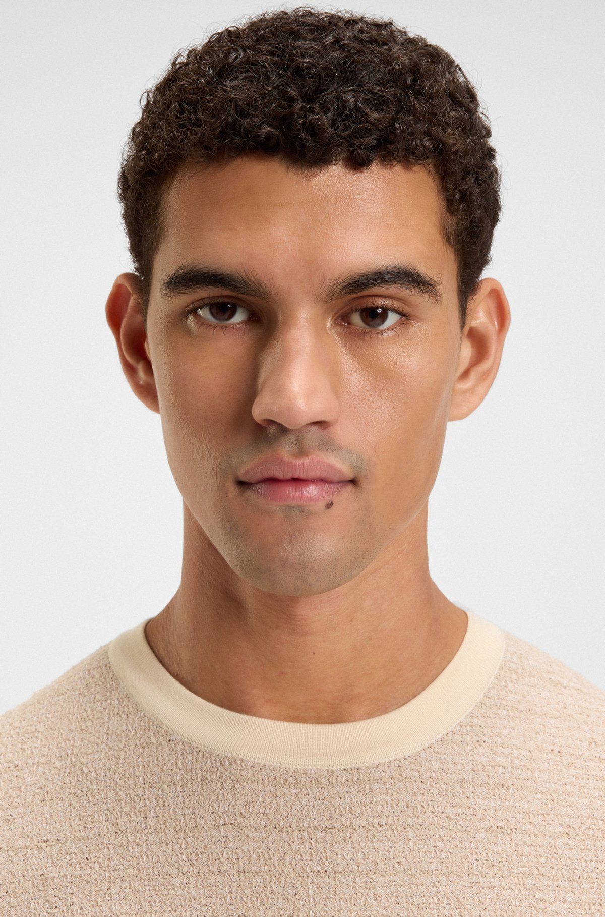 RELAXED-FIT JACQUARD-KNIT T-SHIRT - 3