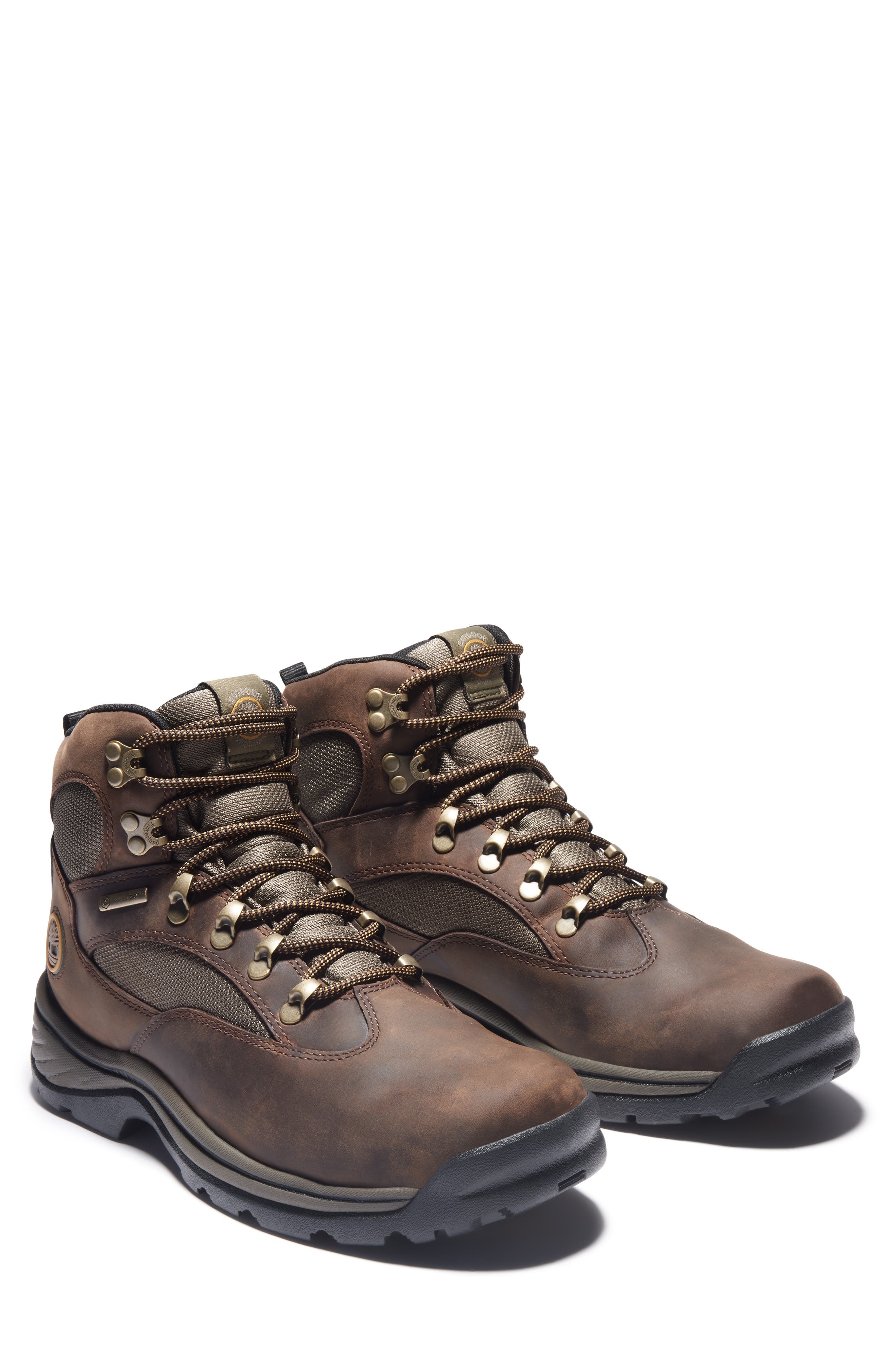 Timberland Chocorua Waterproof Mid Hiking Boot in Medium Brown at Nordstrom - 9