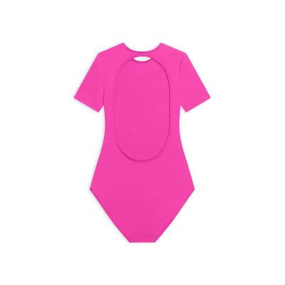 BALENCIAGA Women's Cities Saint Tropez Swimsuit in Pink outlook
