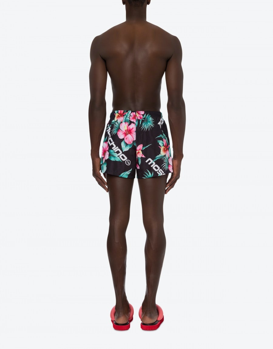 HIBISCUS PRINT BEACH BOXERS - 3