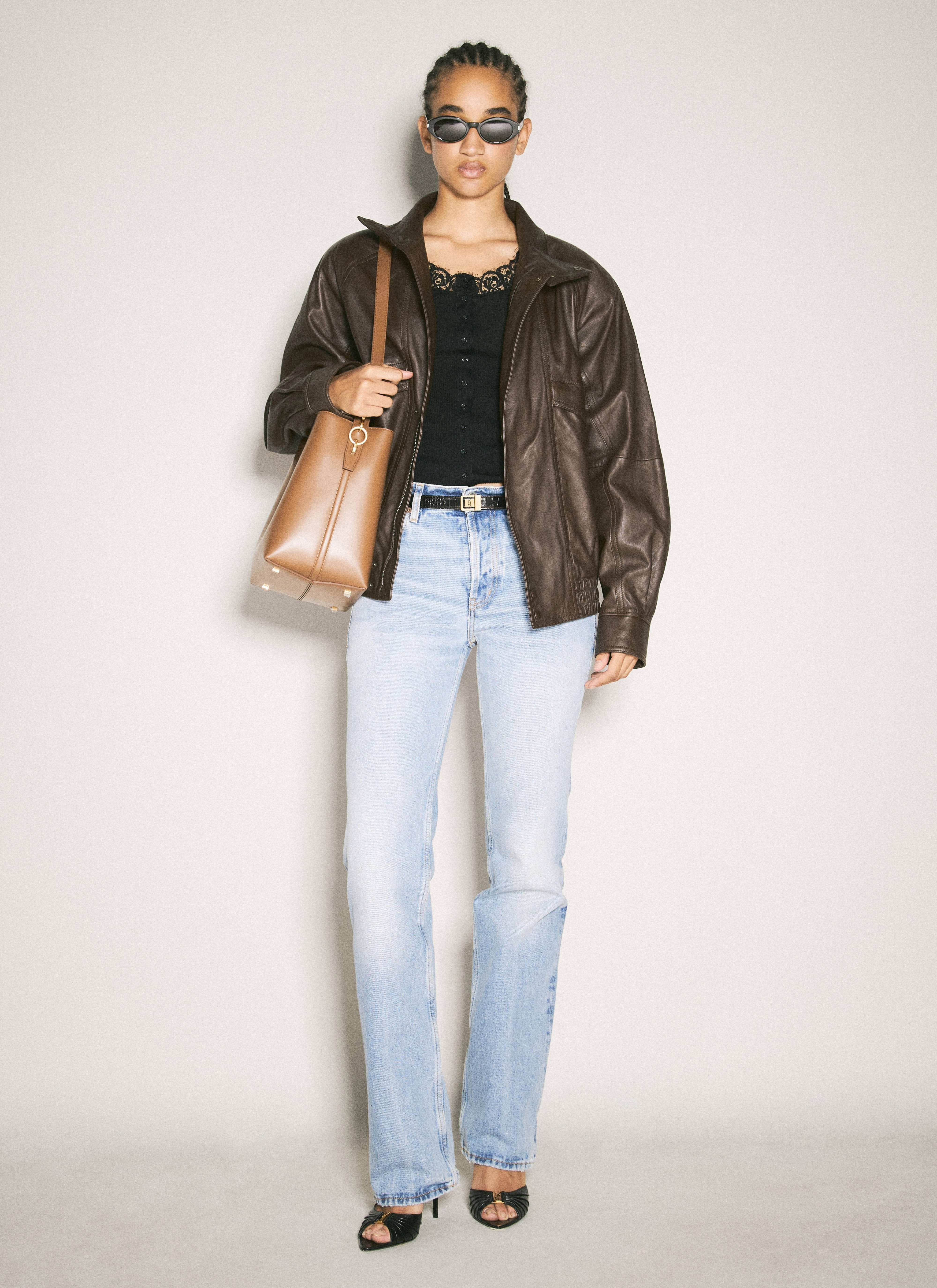 Saint Laurent Women Low-Rise Straight Jeans - 2