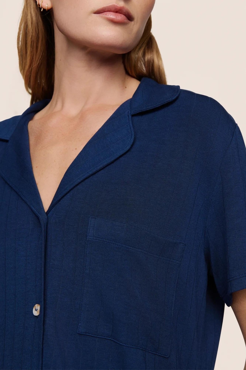 eberjey Gisele TENCEL™ Modal Rib Relaxed Short PJ Set outlook