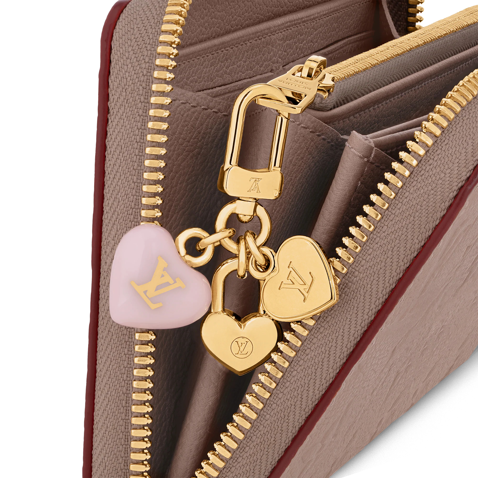 Micro Charms LV Heart  Key Holder - 3