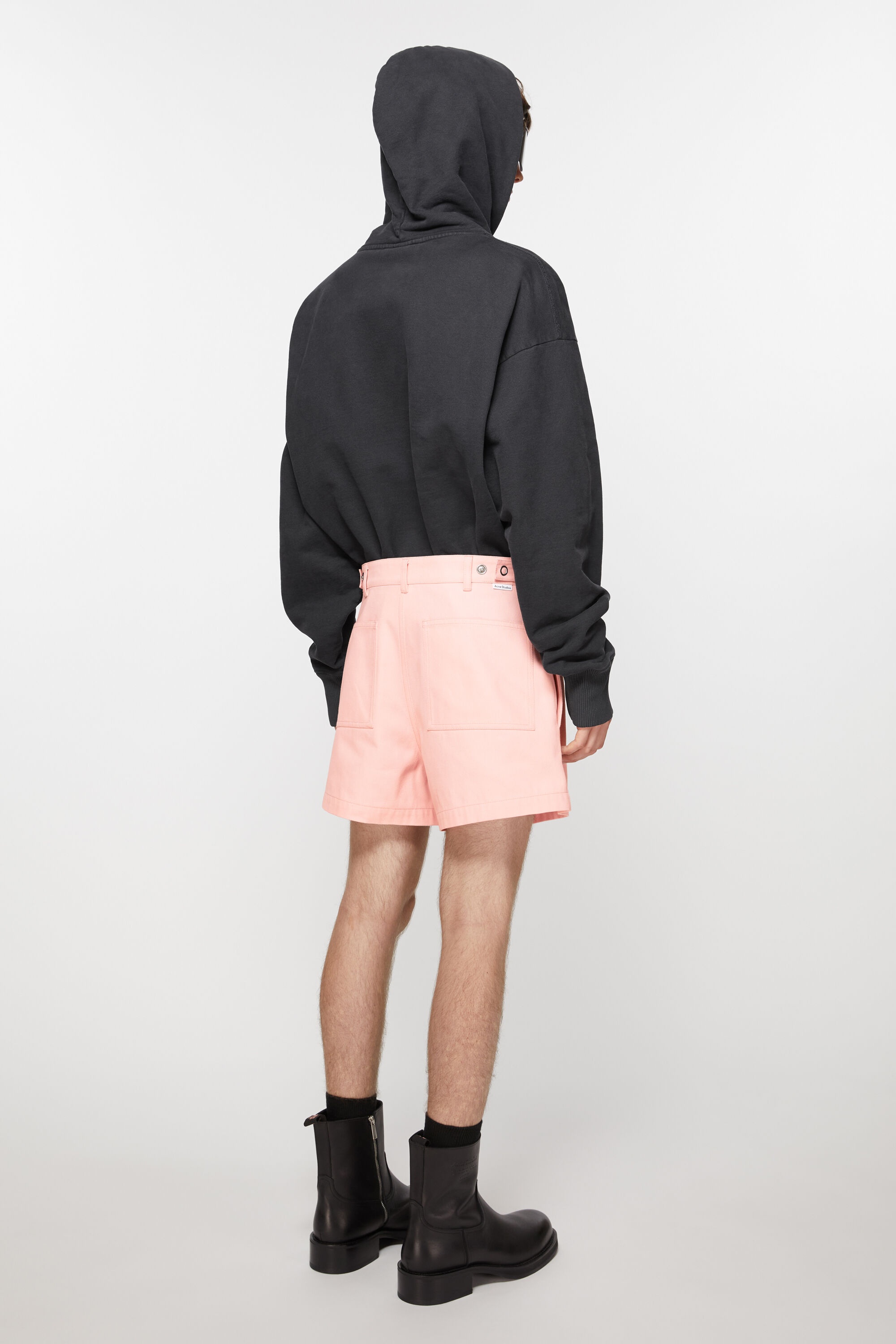 Twill shorts - Pale Pink - 4