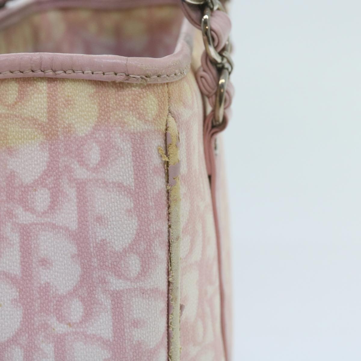 DIOR Trotter Romantic Hand Bag Leather Pink 09 Bo 09 Bo - 5