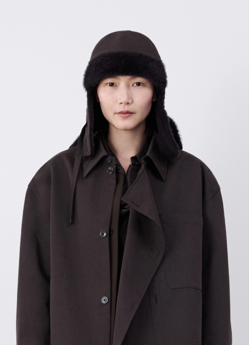 Lemaire REVERSIBLE SHEARLING CHAPKA outlook