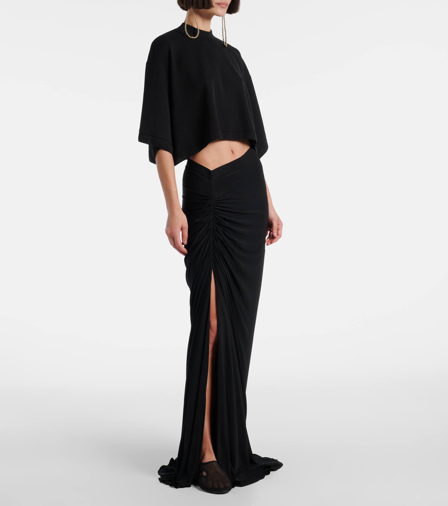 Gathered maxi skirt - 2