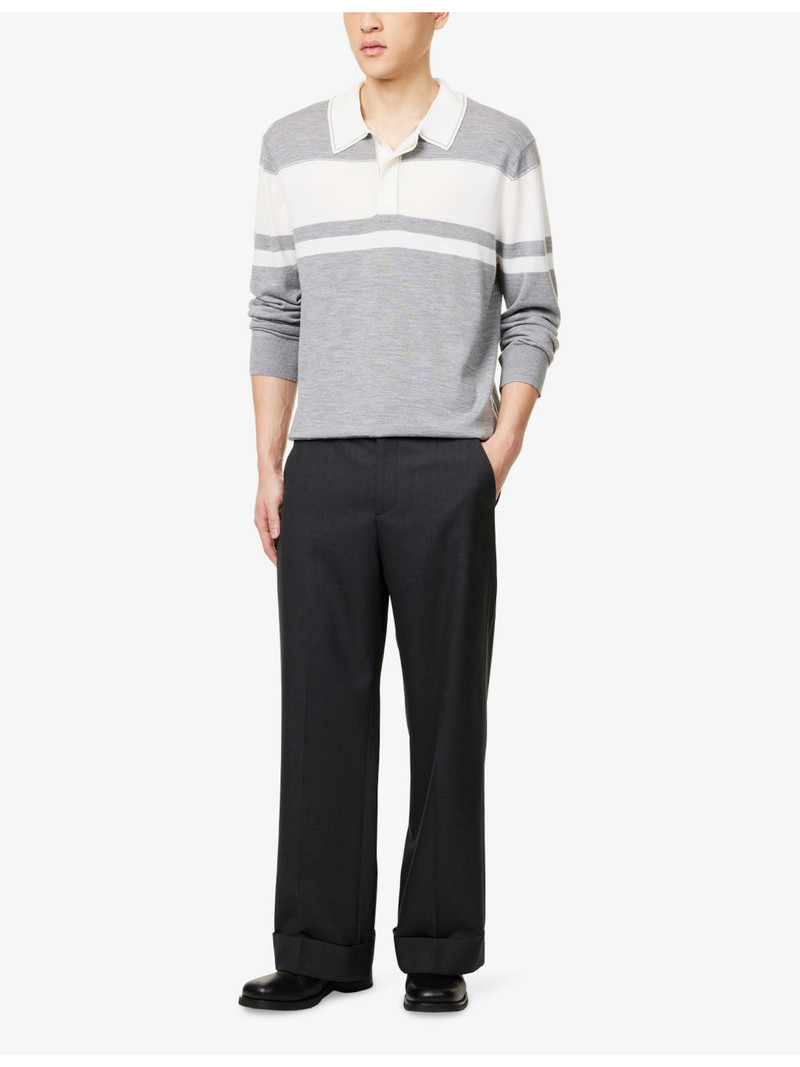 SIMKHAI Louis Striped Wool Jumper outlook