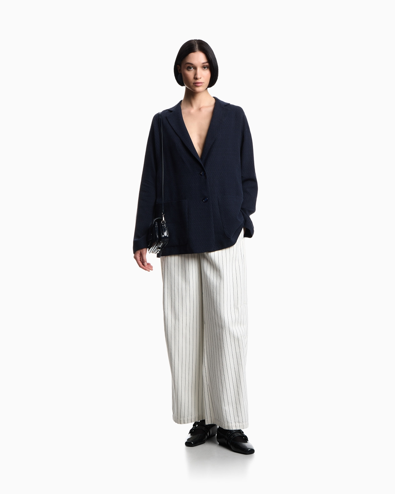 ASV CUPRO-BLEND SINGLE-BREASTED BLAZER - 2