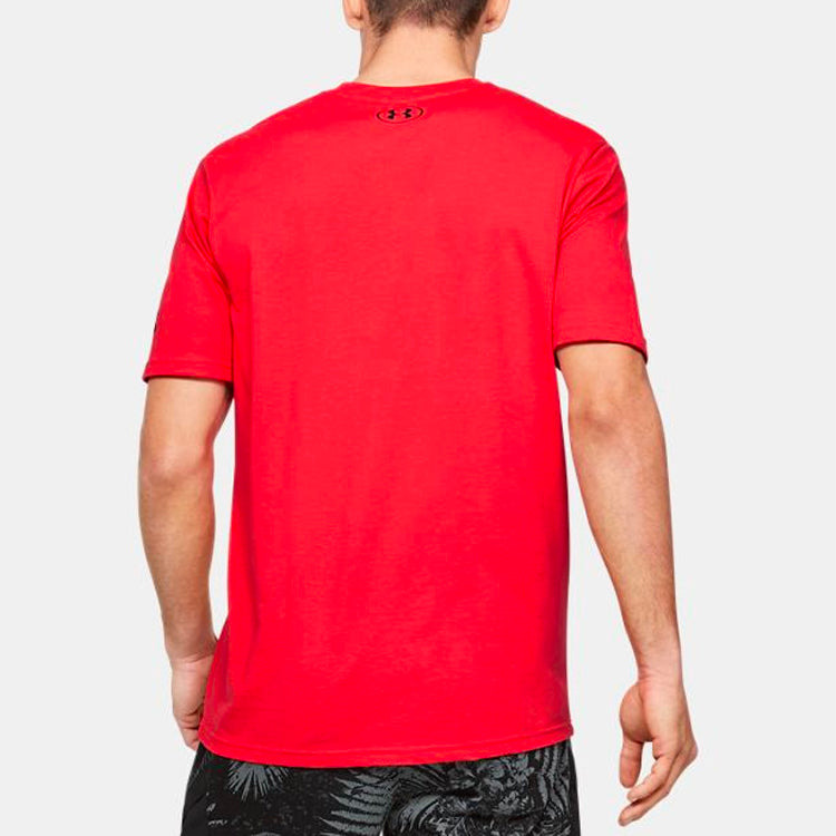 Under Armour Project Rock Brahma Bull T-shirt 'Red' 1351582-608 - 4