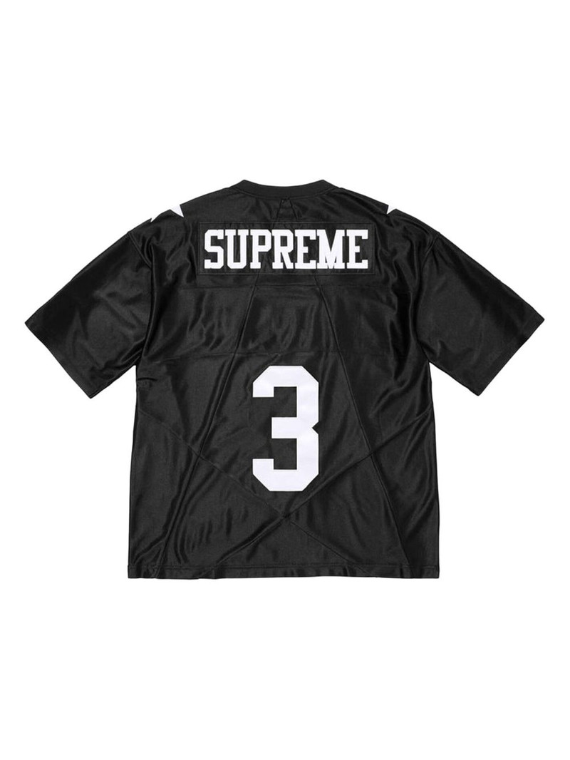 Supreme Star Football Jersey "Black" T-shirt outlook