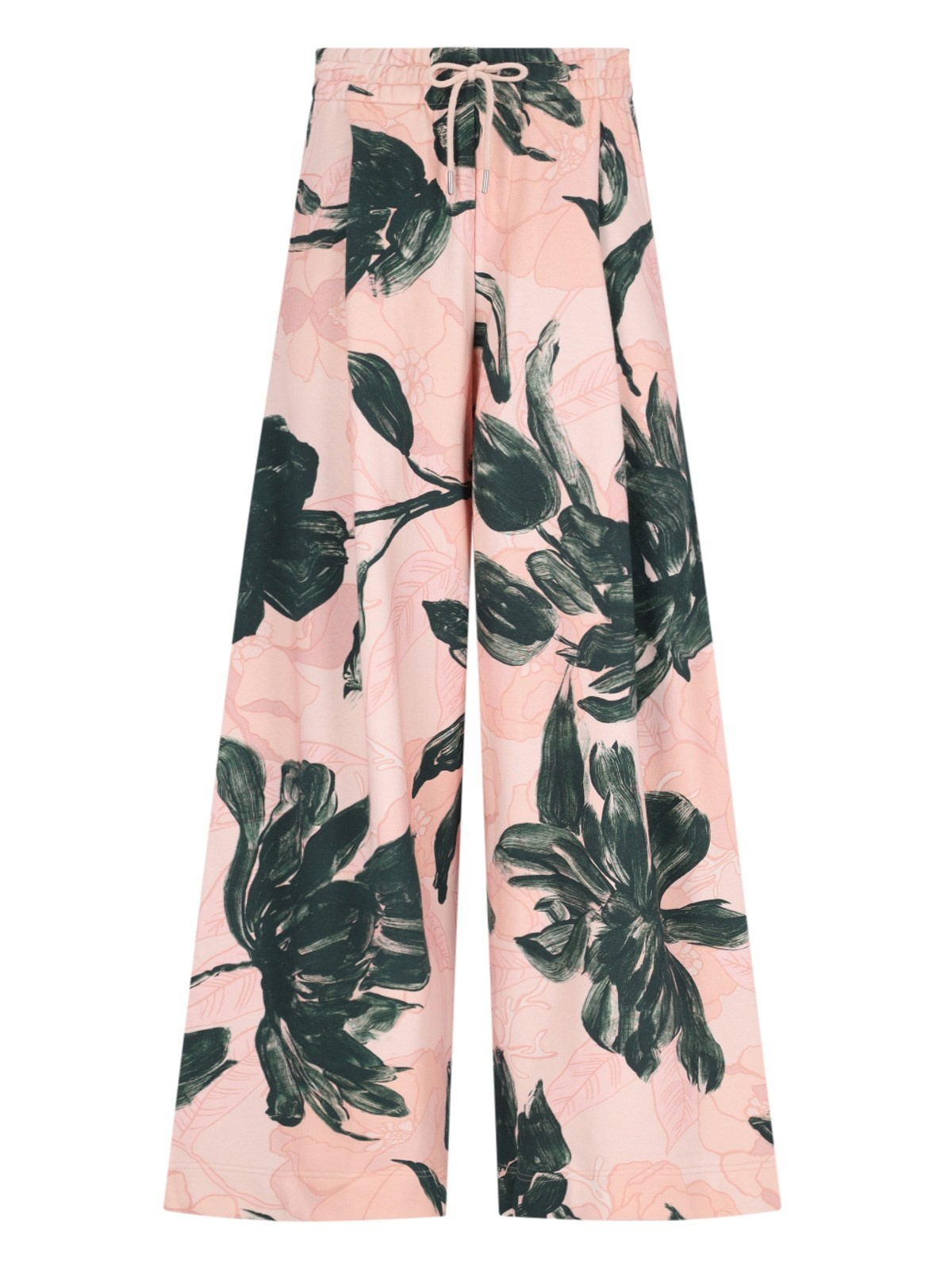 FLORAL PRINT TRACK PANTS - 1