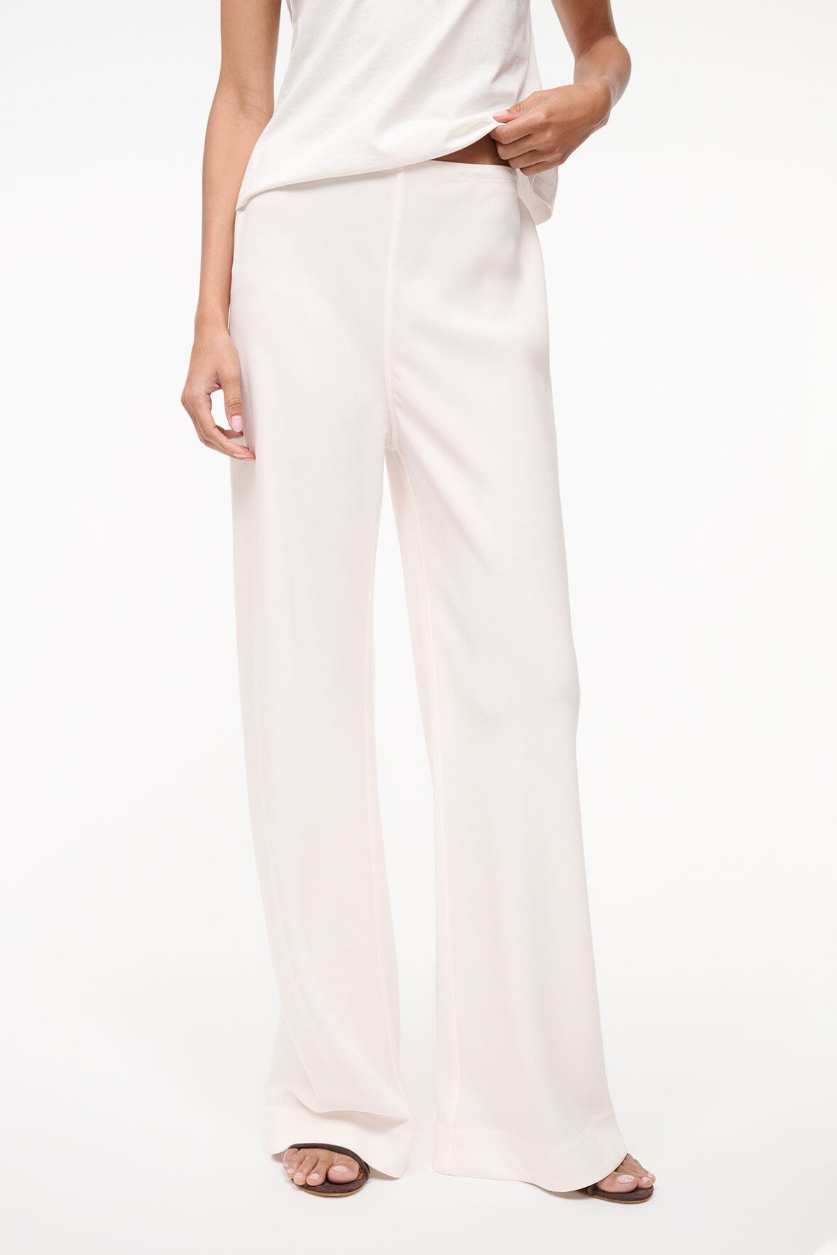 STAUD STROLL PANT IVORY - 3