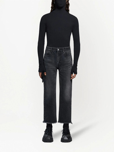 BALENCIAGA raw-cut slim-leg jeans outlook