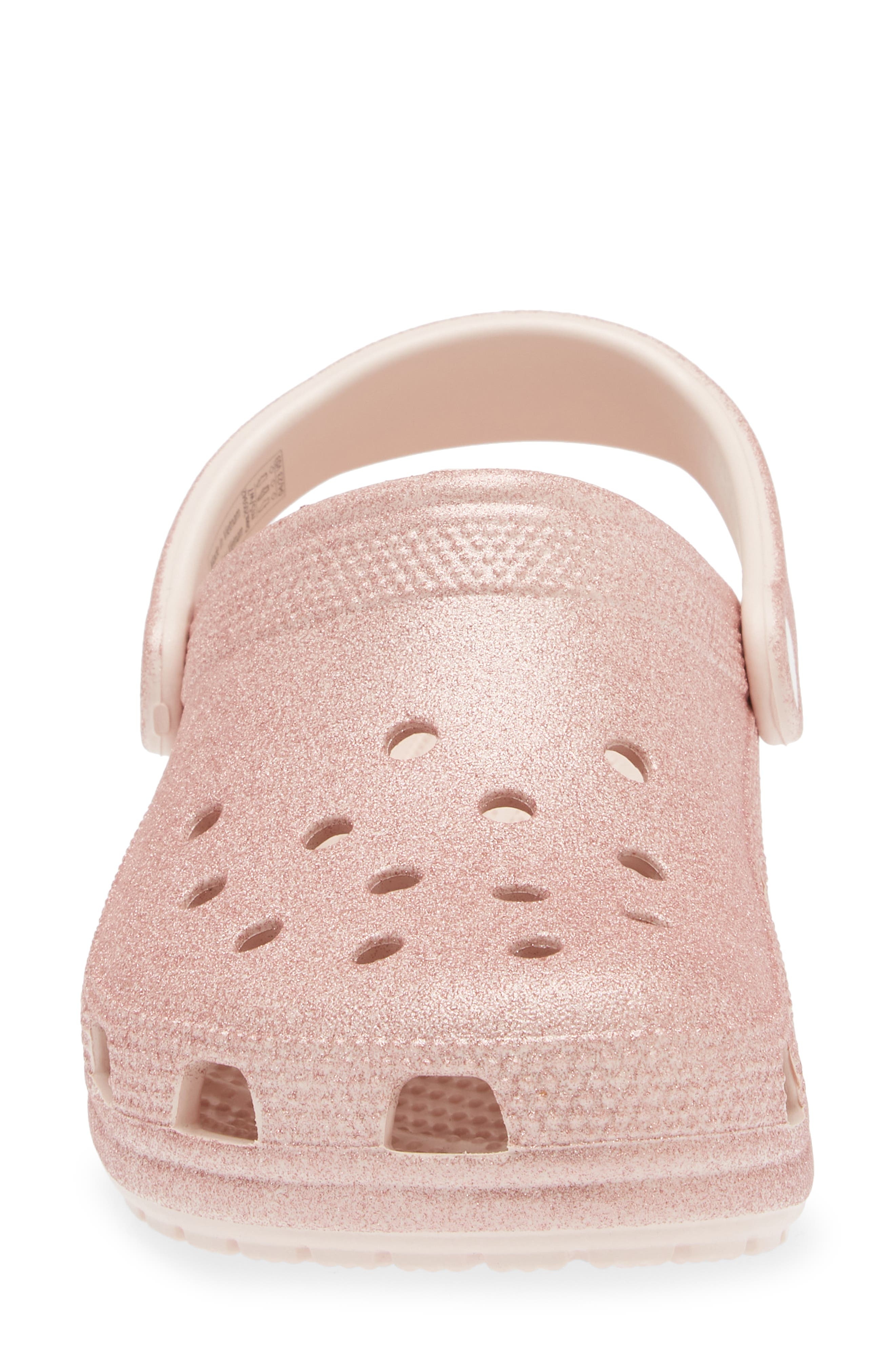 CROCS Gender Inclusive Classic Glitter Clog in Quartz Glitter at Nordstrom - 4