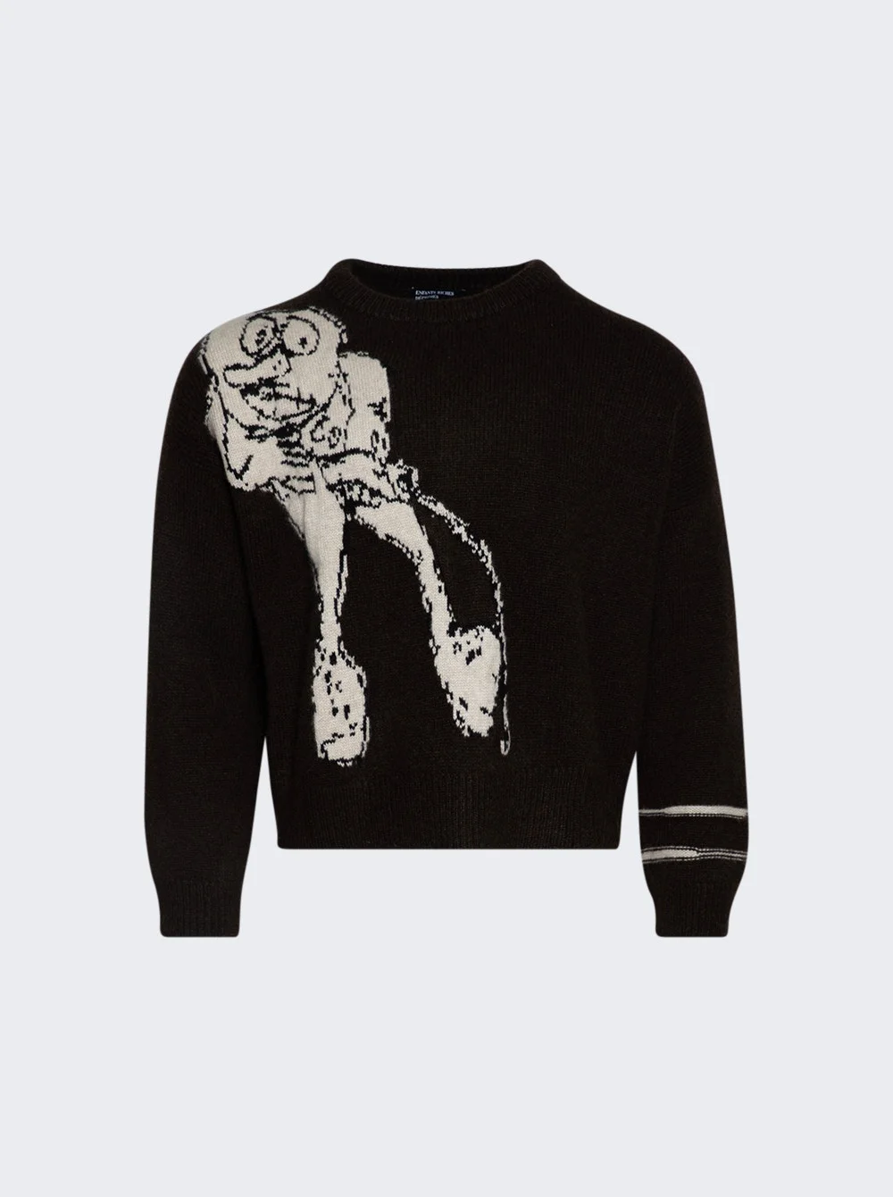 Jean D. Sweater Brown, Ivory And Black - 1