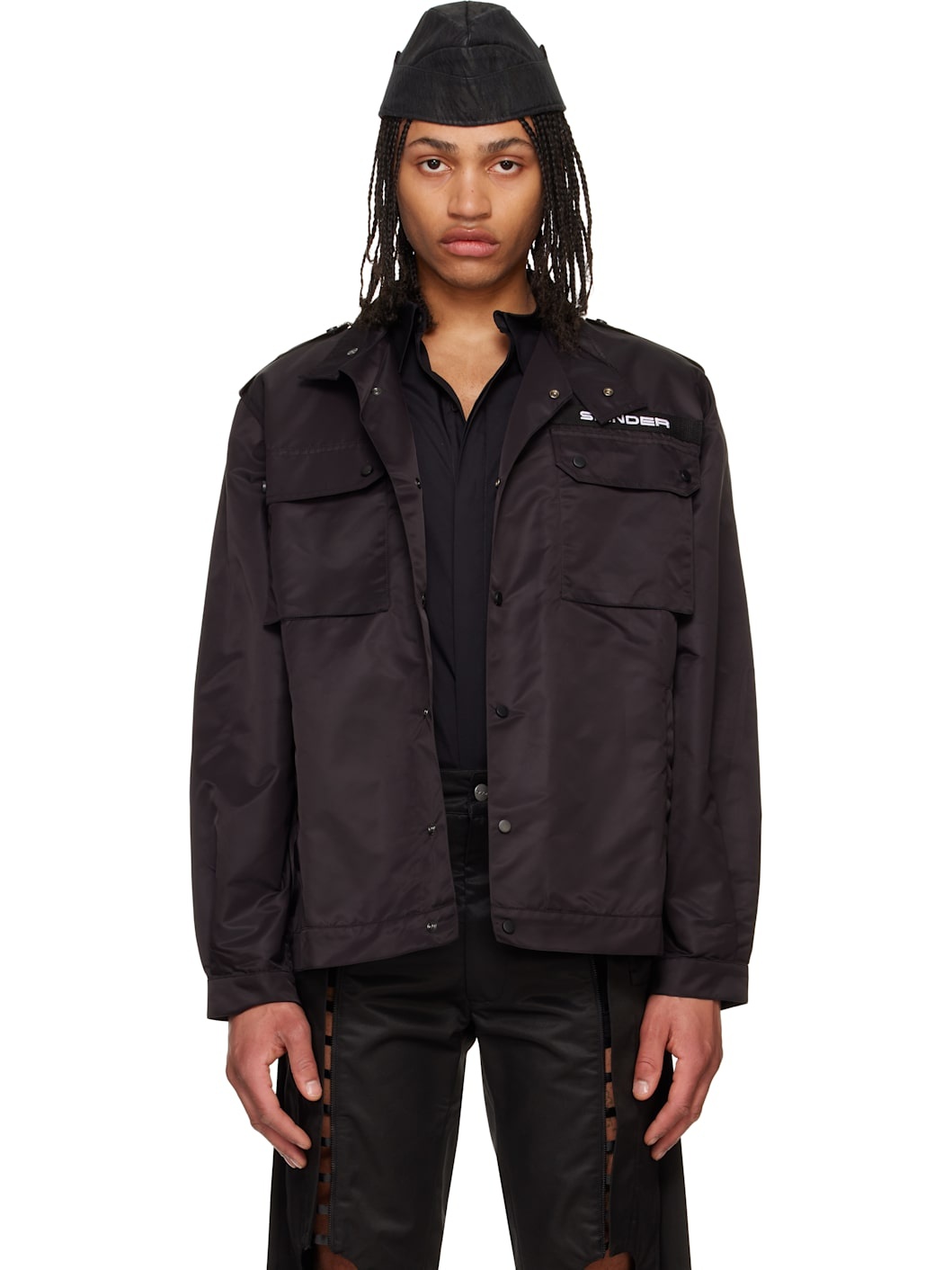 Black World Service Jacket - 1