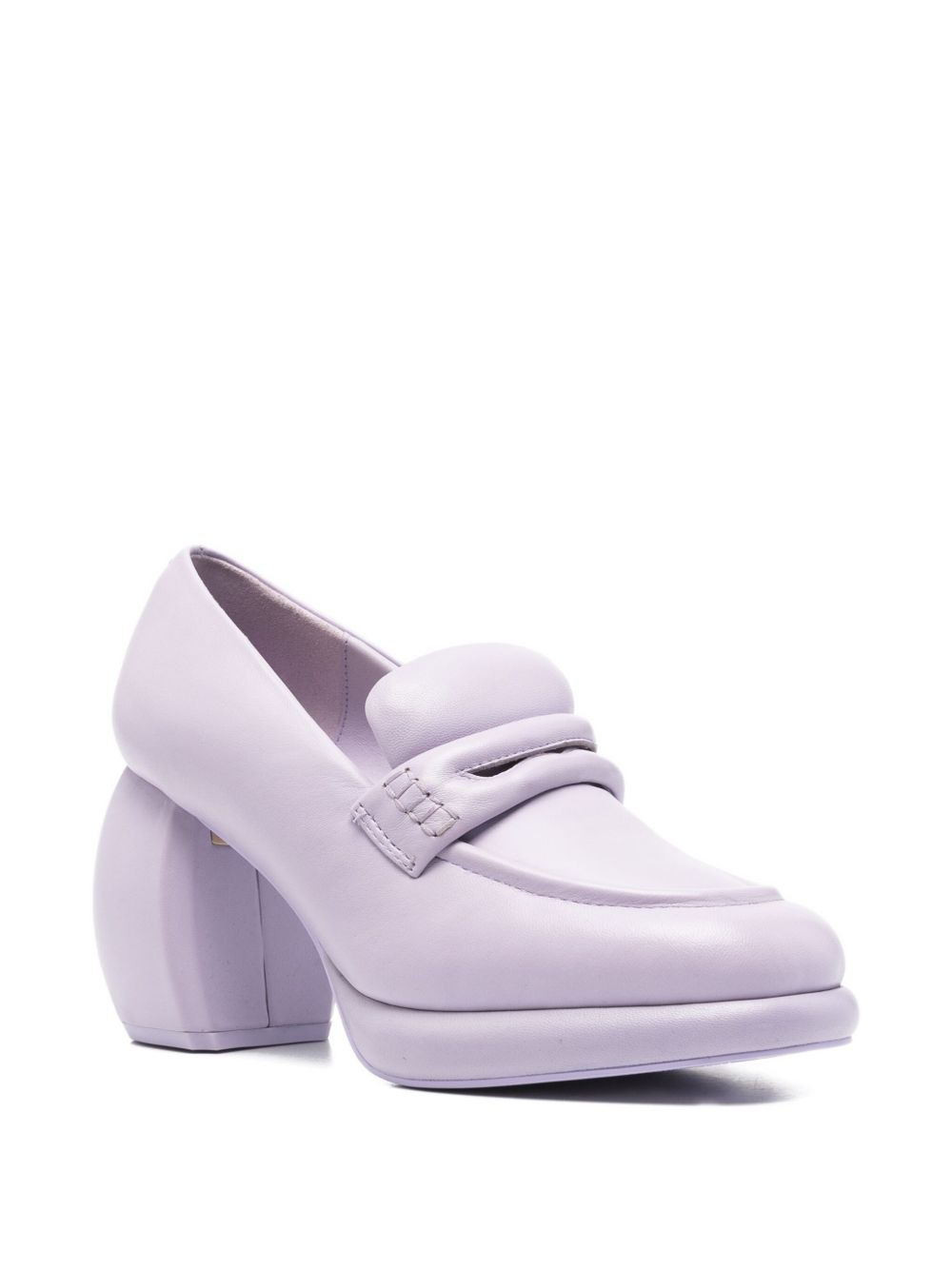 x Clarks 80mm bulbous-heel loafers - 2