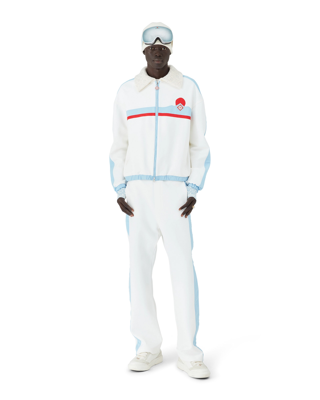 Men's Hybrid Ski Track Jacket | Casablanca Paris - 4